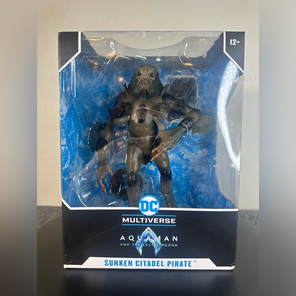 McFarland Toys Sunken Citadel Pirate Aquaman and the Lost Kingdom Mega Figure - Picture 1 of 13